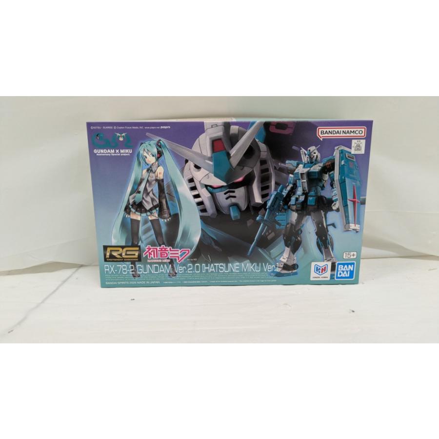 中古】【未組立】1/144 RG RX-78-2 ガンダム Ver.2.0 [初音ミクVer