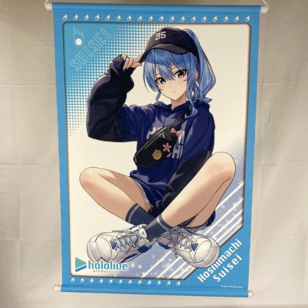 中古】【開封品】ホロライブ×MOLLY.ONLINEコラボ タペストリー 星街
