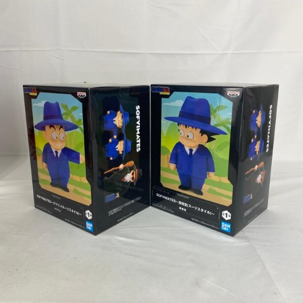 ドラゴンボール SOFVIMATES 孫悟空 クリリン 2種×2セット BANDAI SPIRITS フィギュア 孫悟空 クリリン (スーツスタイル) 2
