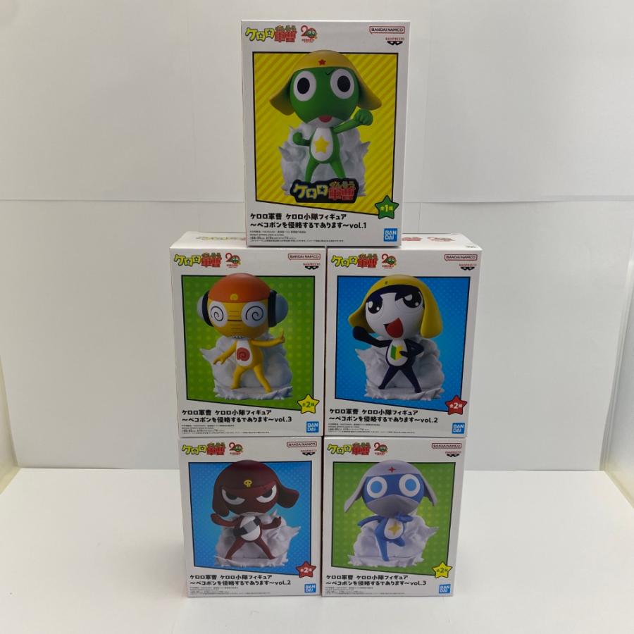 中古】【未開封】【セット】ケロロ軍曹 ケロロ小隊フィギュア