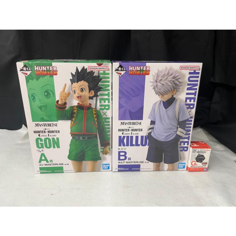 中古】【未開封】【セット】 A賞ゴン+B賞キルア+G賞リスキー