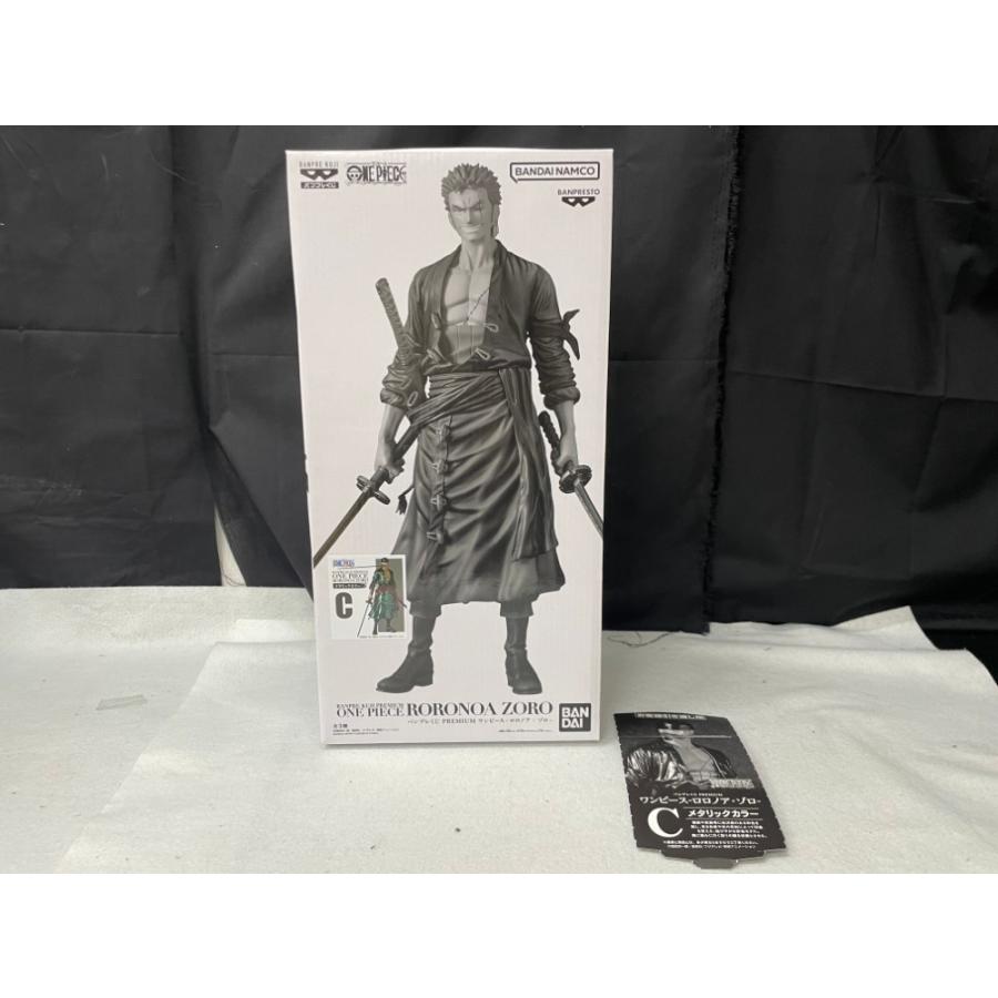 中古】【未開封】バンプレくじ PREMIUM ワンピース-ロロノア・ゾロ-C賞