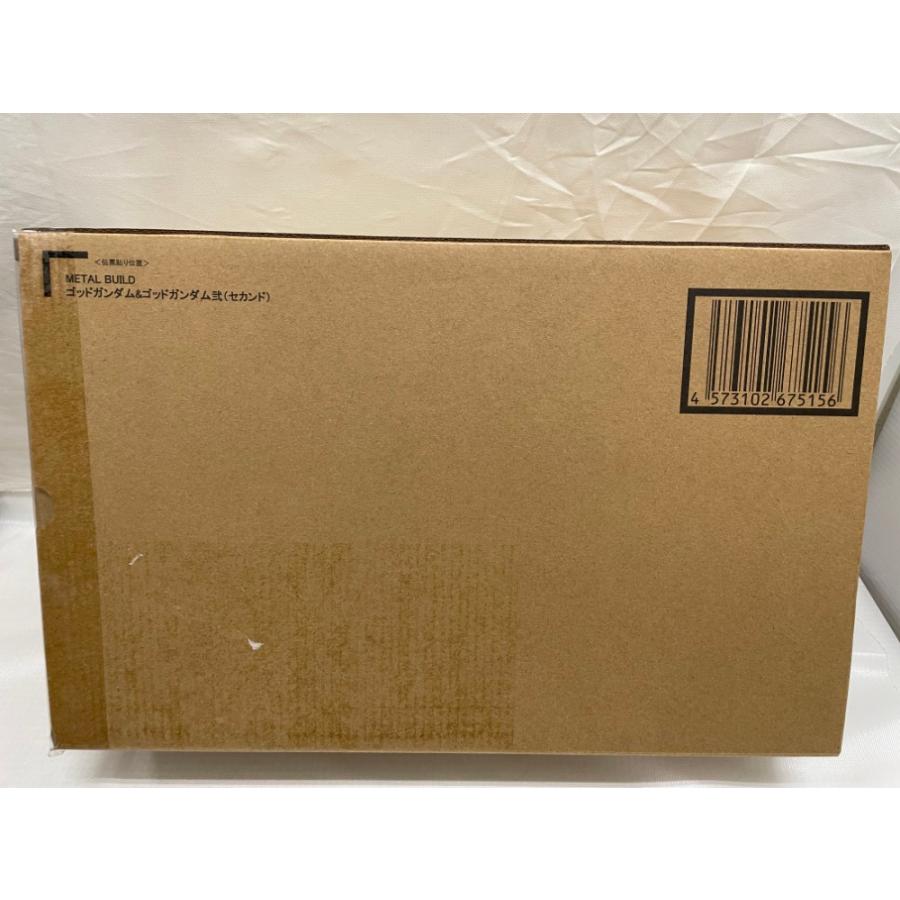 中古】【輸送箱未開封】METAL BUILD ゴッドガンダム＆ゴッドガンダム弐