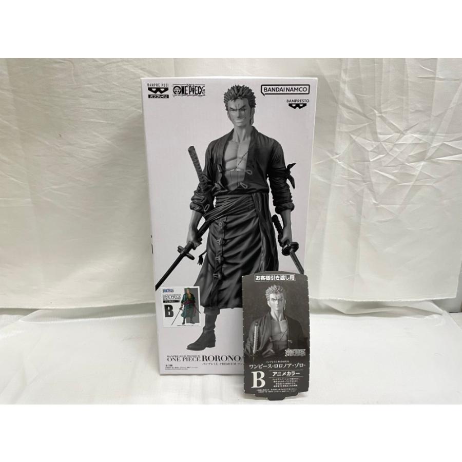 中古】【未開封】バンプレくじ PREMIUM ワンピース-ロロノア・ゾロ- B