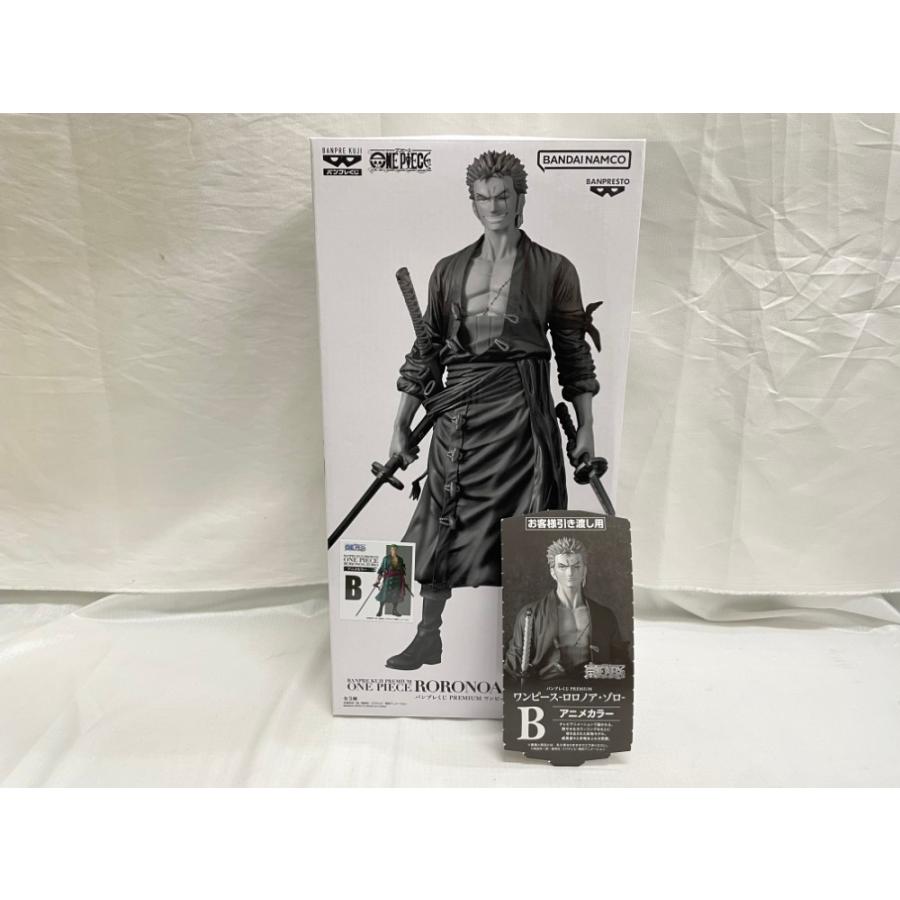 中古】【未開封】バンプレくじ PREMIUM ワンピース-ロロノア・ゾロ- B