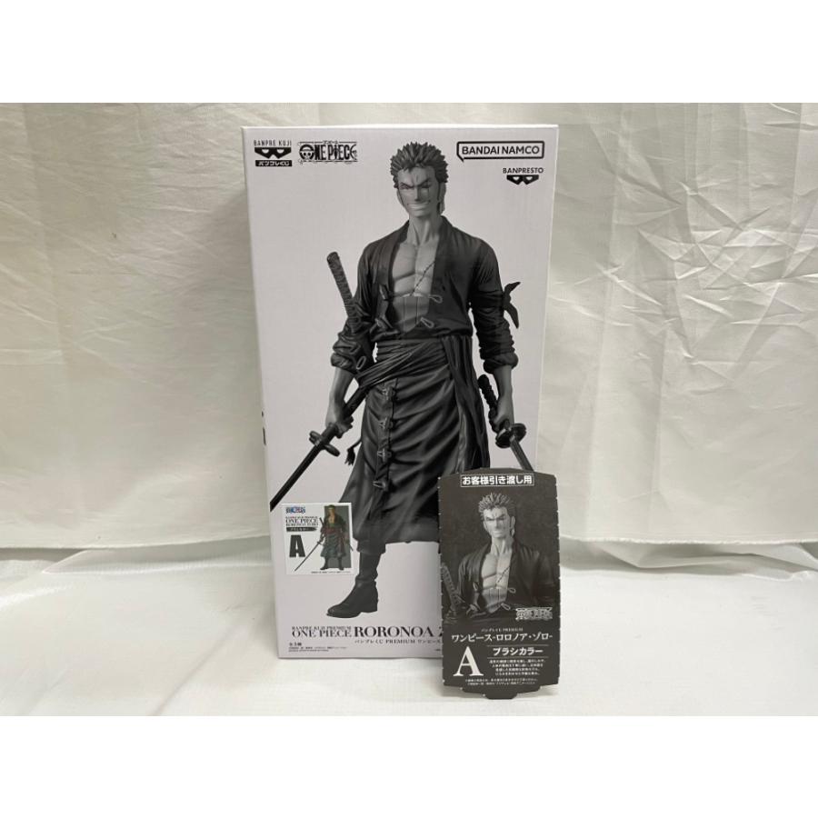 中古】【未開封】バンプレくじ PREMIUM ワンピース-ロロノア・ゾロ- A