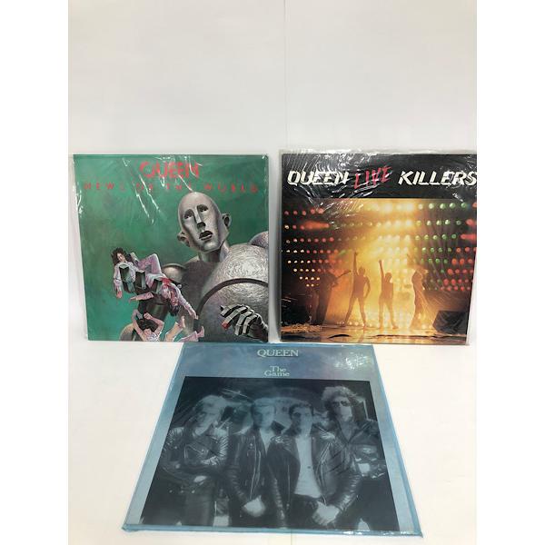 中古】【開封品】【セット】洋楽LPレコード QUEENクイーン 3点