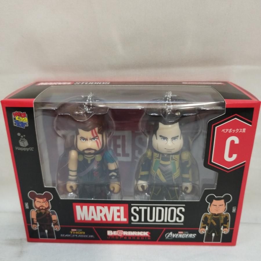 中古】【未開封】BE＠RBRICK-ベアブリック- C.ソー＆ロキ 「Happyくじ 