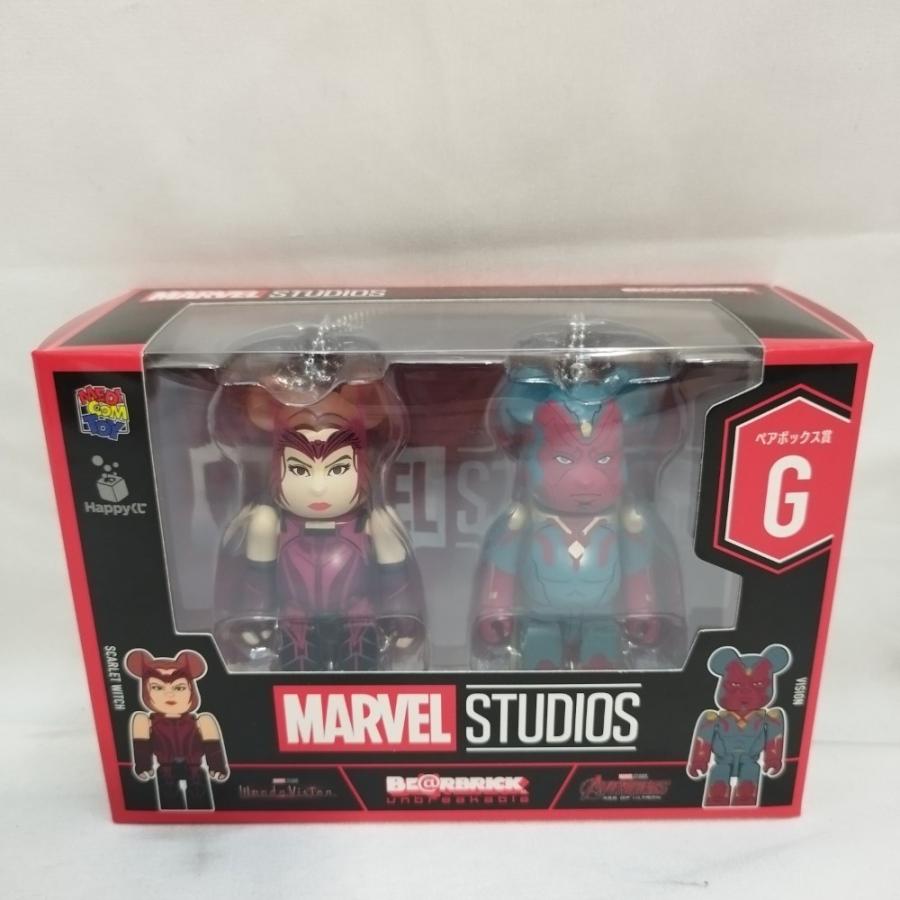 中古】【未開封】ベアブリック G.スカーレット・ウィッチ＆ヴィジョン