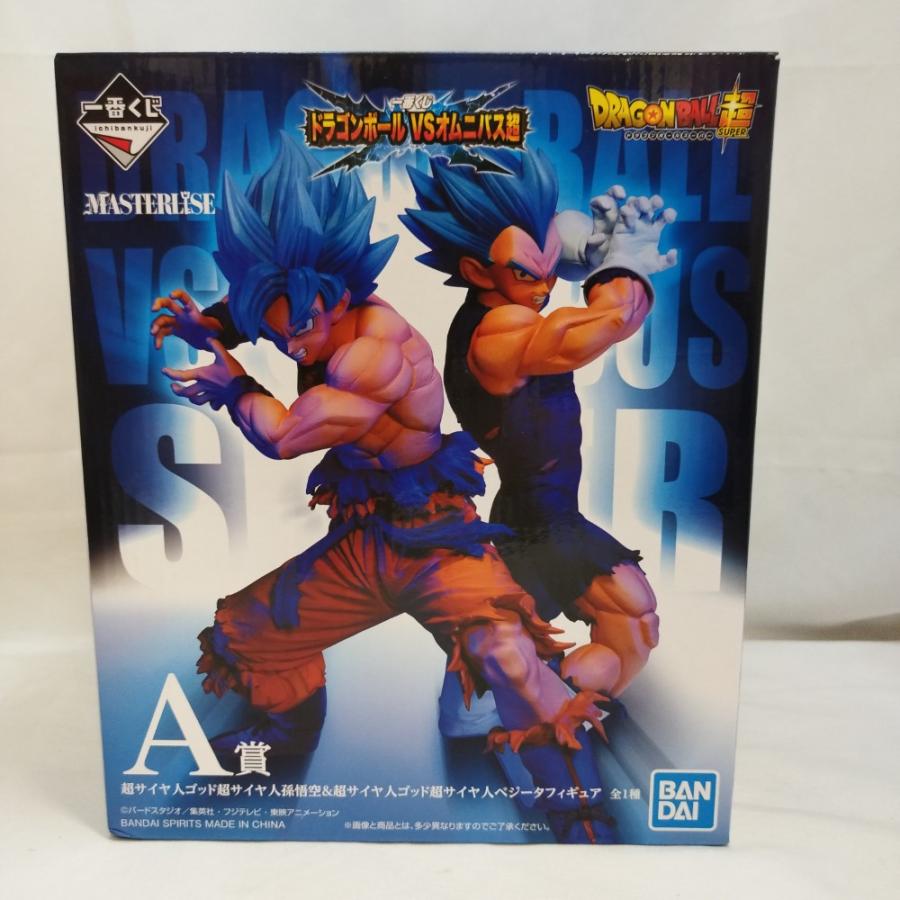 中古】【未開封】SSGSS孫悟空＆SSGSSベジータ 一「一番くじ 