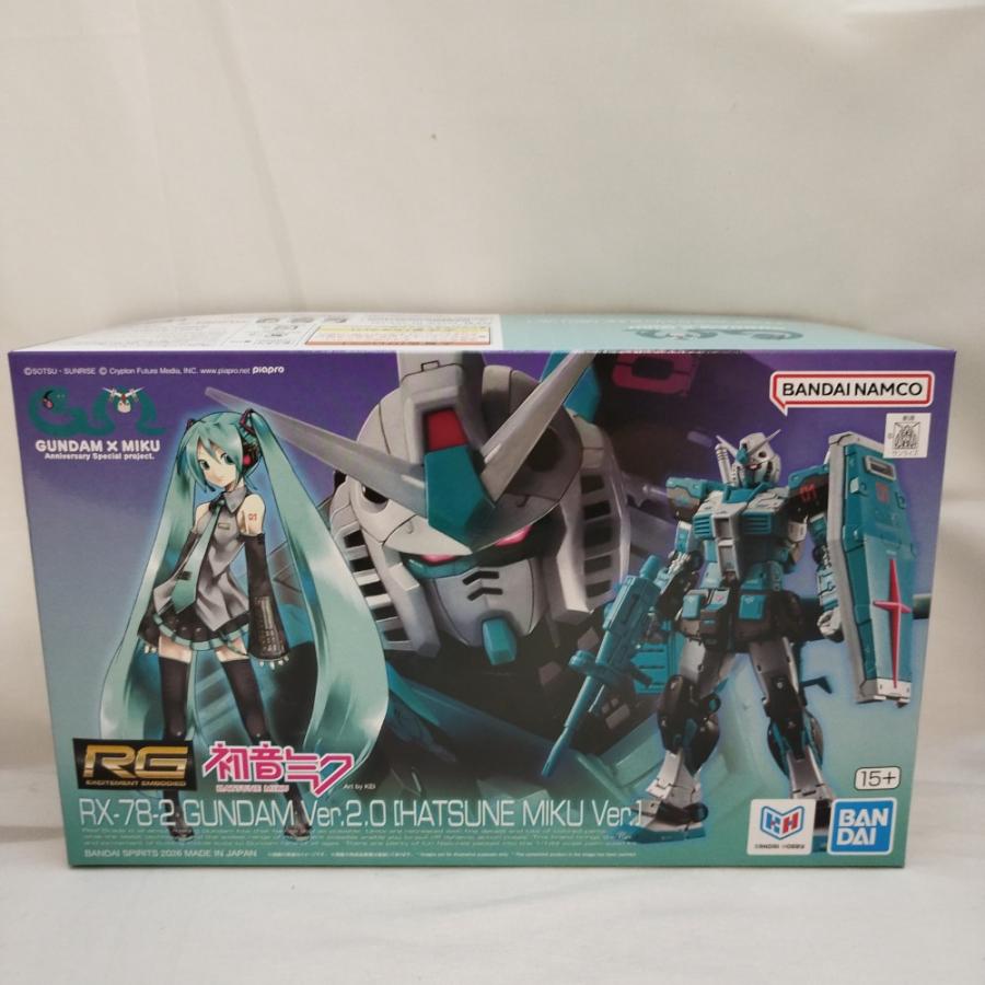 中古】【未組立】1/144 RG RX-78-2 ガンダム Ver.2.0 [初音ミクVer