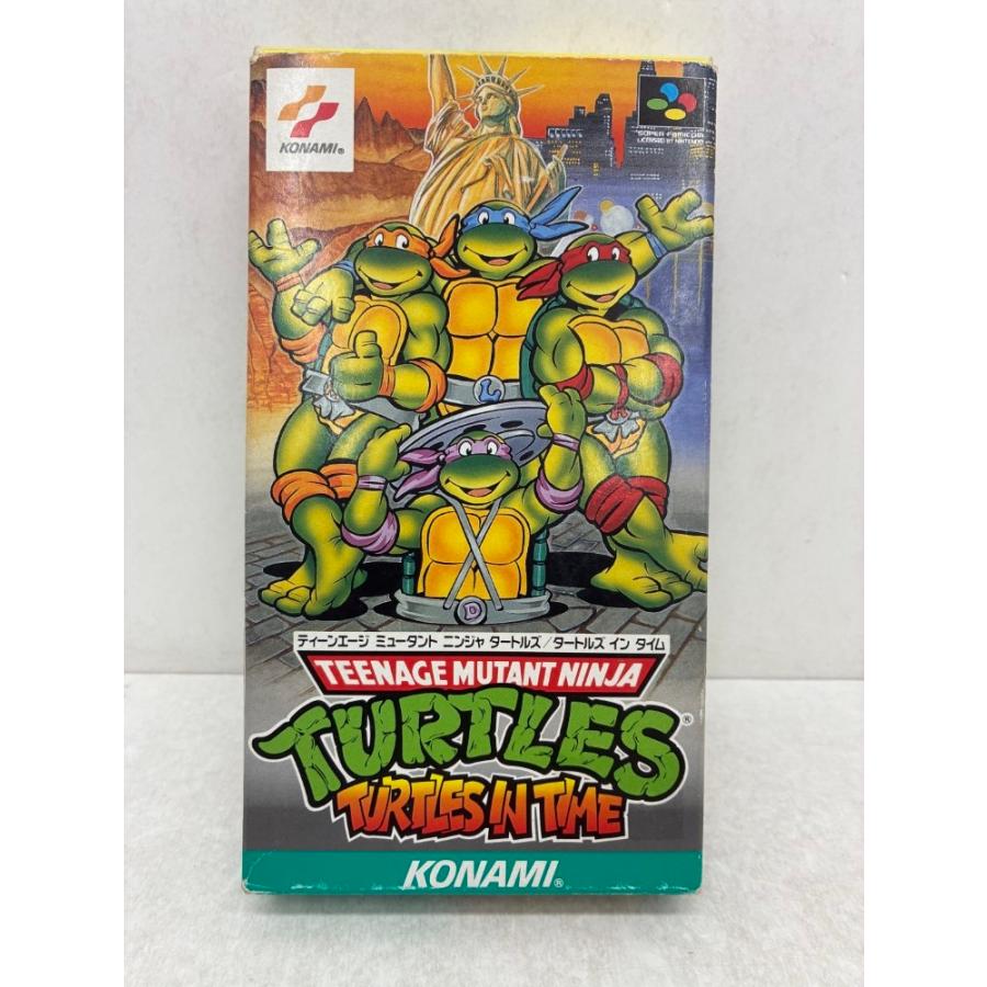 ニンジャタートルズ タートルズインタイム スーパーファミコンソフト
