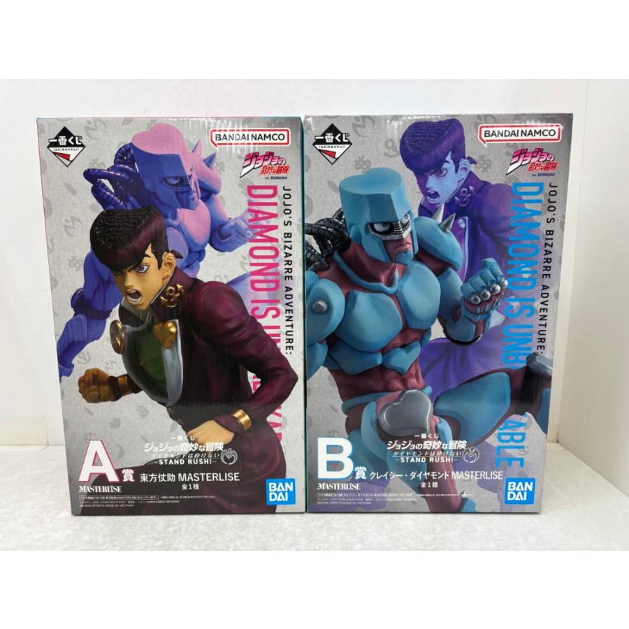 即日発送 一番くじ ジョジョの奇妙な冒険 東方仗助 クレイジー・ダイヤモンド 中古】【未開封】【セット】東方仗助＆クレイジー・ダイヤモンド「一番