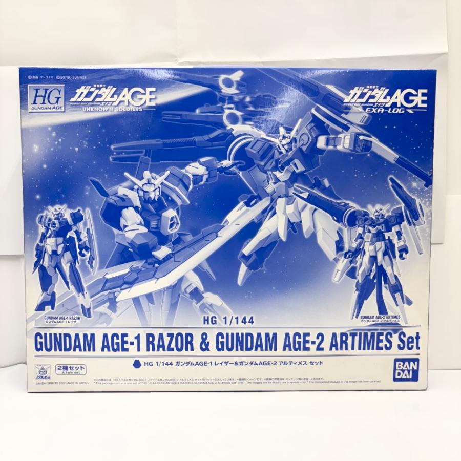 HG 1/144 ガンダムAGE-1 レイザー＆ガンダムAGE-2 アルティメス 中古】【未組立】1/144 HG ガンダムAGE-1 レイザー＆ガンダムAGE