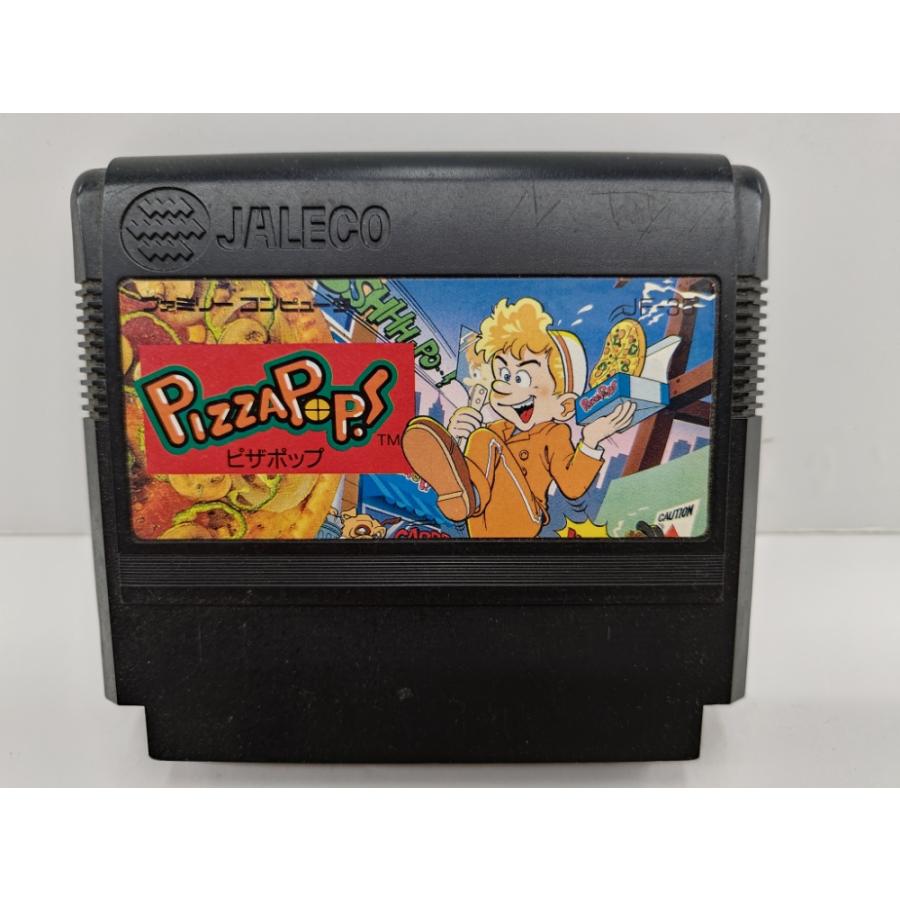 中古】【開封品】【箱説なし】ファミコンソフト ピザポップ＜レトロ