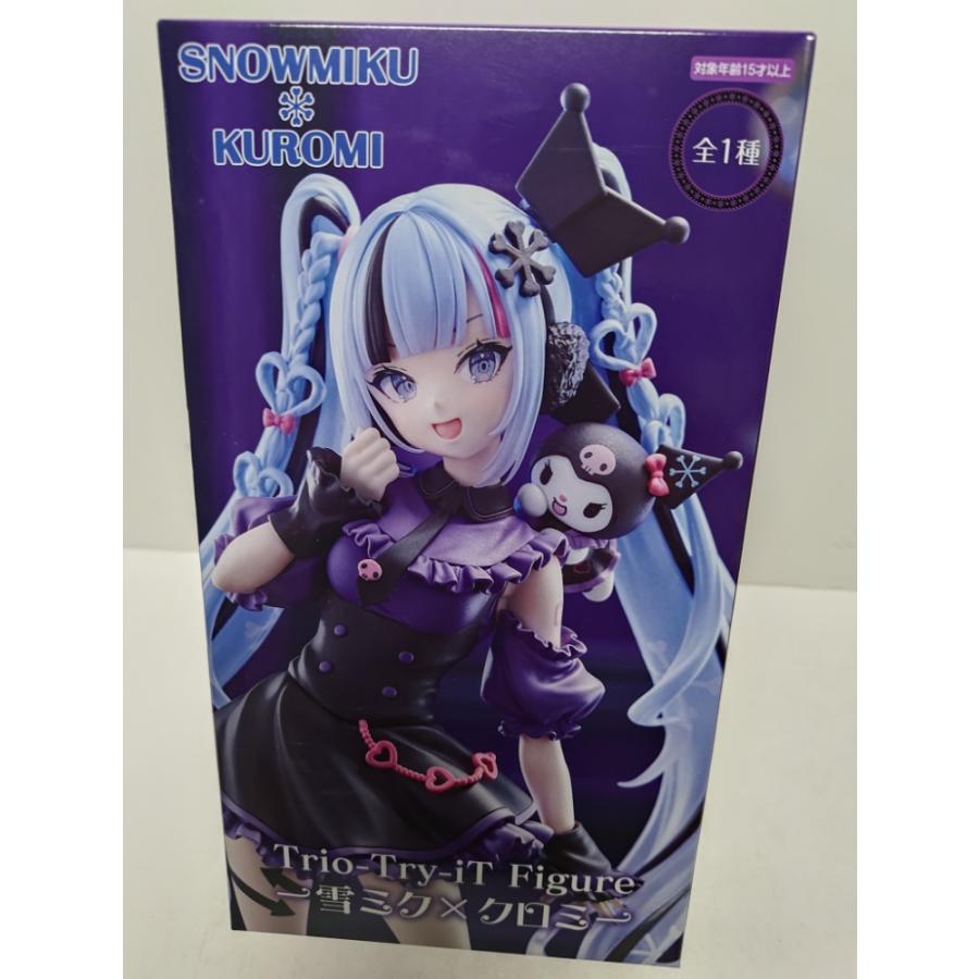 中古】【未開封】雪ミク×クロミ Trio-Try-iT Figure＜フィギュア