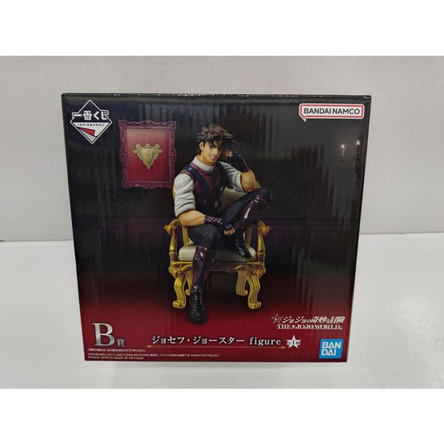 【中古】未開）B賞 ジョセフ・ジョースター figure ｢一番くじ ジョジョの奇妙な冒険 THE★JOJO WORLD｣[91][240091403232] 中古】【未開封】ジョセフ・ジョースター figure 「一番くじ ジョジョ