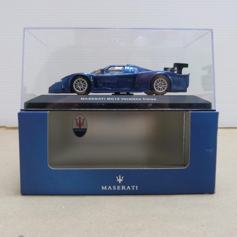 中古】【開封品】1/43 MASERATI MC12 Versione Corse(ブルー) ミニカー