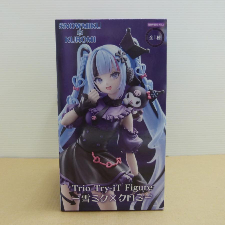 中古】【未開封】雪ミク×クロミ 「雪ミク×クロミ」 Trio-Try-iT Figure