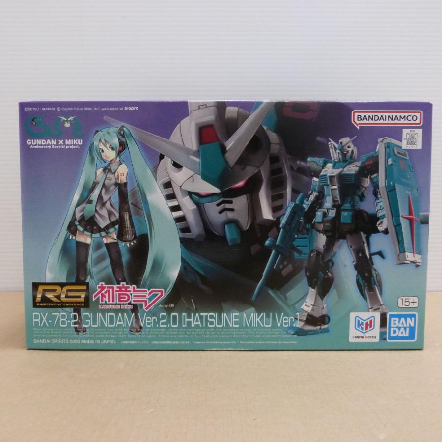 中古】【未組立】1/144 RG RX-78-2 ガンダム Ver.2.0 [初音ミクVer
