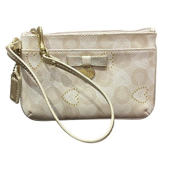 COACH（コーチ） オプアート リストレットポーチ バッグ ミニポーチ 