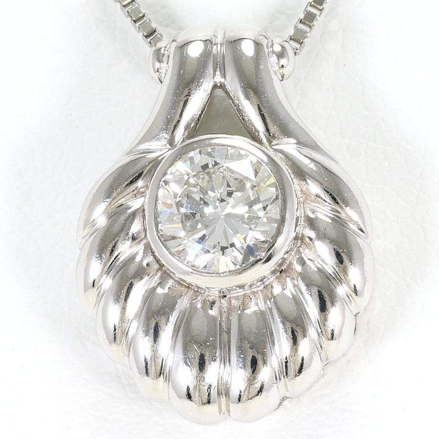 ネックレス PT900/プラチナ PT850/プラチナ ダイヤ 0.618ct SI2 鑑定書 