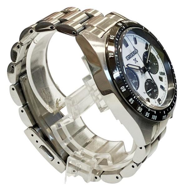 セイコー ブライツ 電波ソーラー クロノグラフ メンズ腕時計 コマ付 美品 BRIGHTZ 送料無料 SEIKO セイコー ブライツ ソーラー電波 メンズ