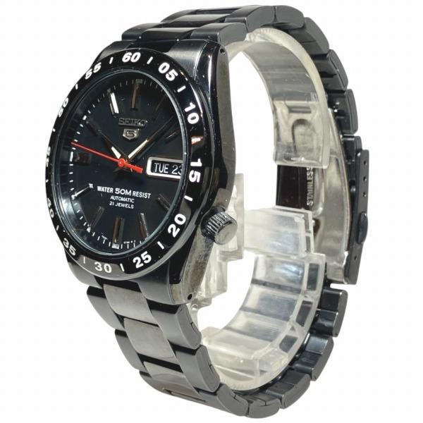 SEIKO 5セイコー5 7S26-02T0 自動巻 【美品】 セイコー セイコー5 7S26-02T0 自動巻 デイデイト 21石 裏