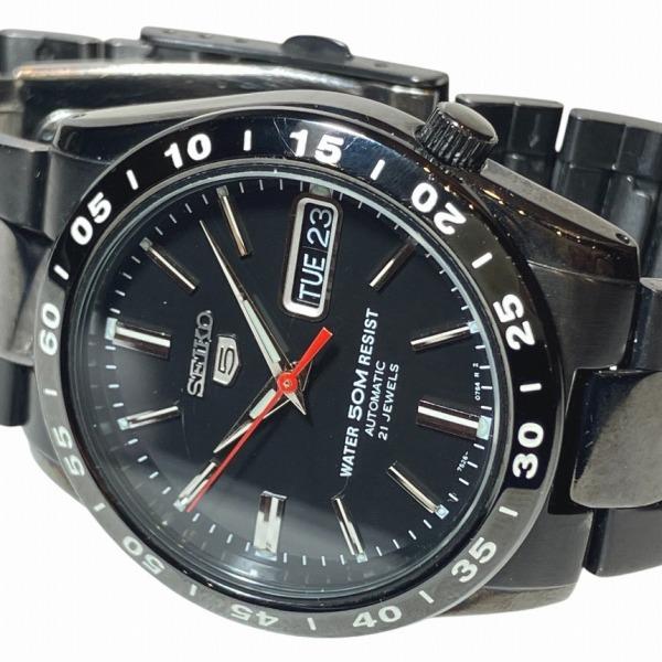 セイコー セイコー5 7S26-02T0 自動巻 デイデイト 21石 裏