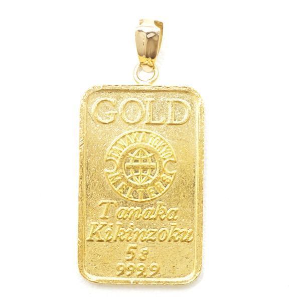 安い購入 ペンダントトップ 田中貴金属 インゴット 金 K24yg K18yg 総重量約5 1g 人気ブランド Mtkbrasil Com Br