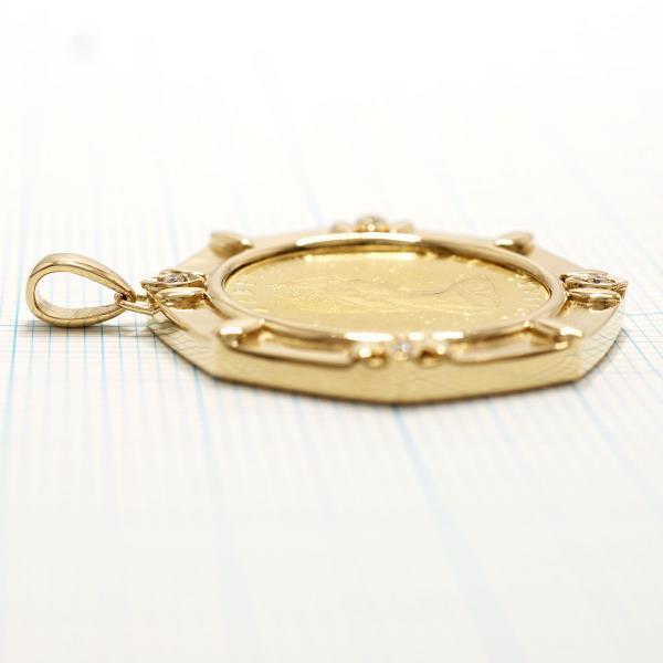 ペンダントトップ メイプルリーフ 1 4oz 1 4オンス コイン 金貨 K24yg K18yg ダイヤ カード鑑別書 総重量約14 6g ワンダープライス Yahoo 店 通販 Yahoo ショッピング