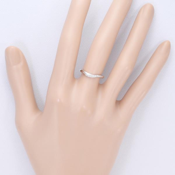 リング 4℃ K10WG 指輪 8号 ダイヤ 総重量約1.8g :1003020509402391