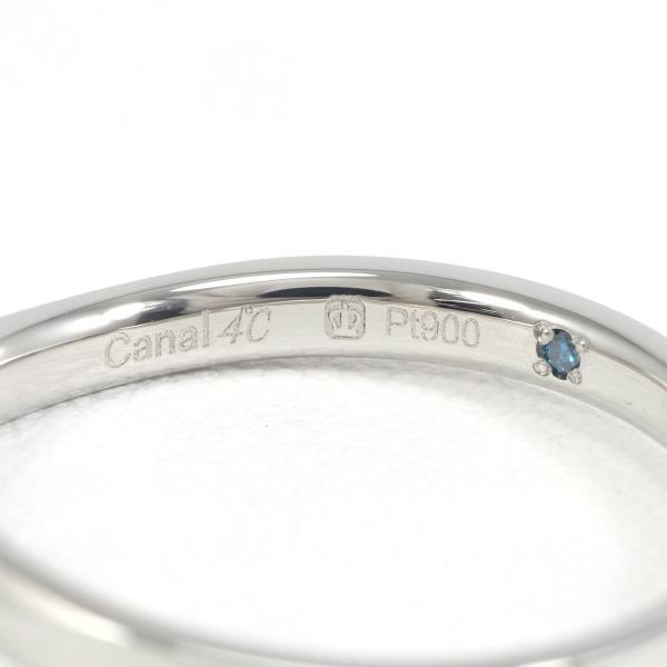 リング カナル4℃ PT900 指輪 11号 ブルーダイヤ 総重量約3.0g