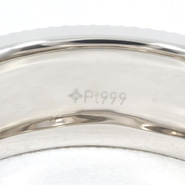 リング GSTV PT999 指輪 15号 ダイヤ 0.03 総重量約11.0g