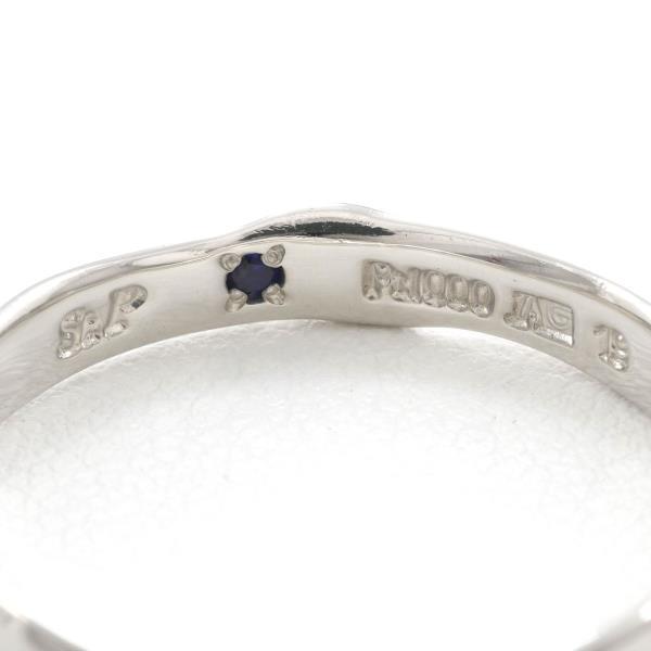 セントピュールPT1000サファイアリング 15号 セントピュールPT1000サファイアリング 15号