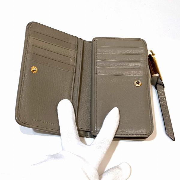 マーク ジェイコブス ソフトショット レザー 2つ折り財布