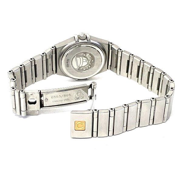 オメガ コンステレーション カレ ミニ クアドラ シェル レディース 時計 美品 オメガ OMEGA コンステレーション カレ ミニ クアドラ シェル