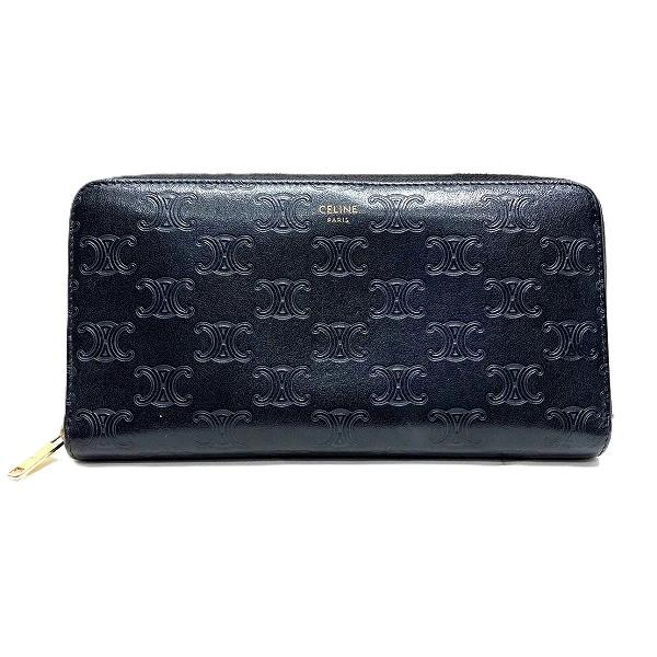 セリーヌ CELINE ラージジップウォレット 10B553BFU マカダム柄 長財布 