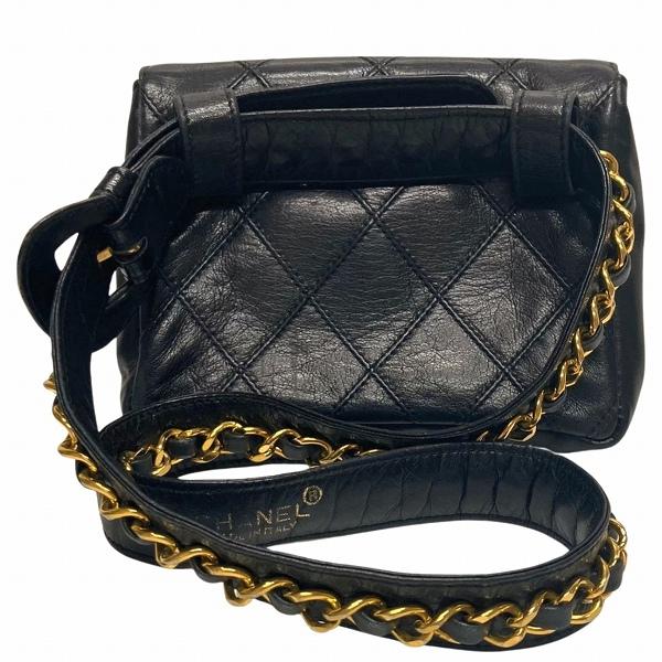 CHANEL シャネル ビコローレ チェーン ブラック ゴールド金具 CHANEL シャネル ビコローレ チェーン ブラック ゴールド金具