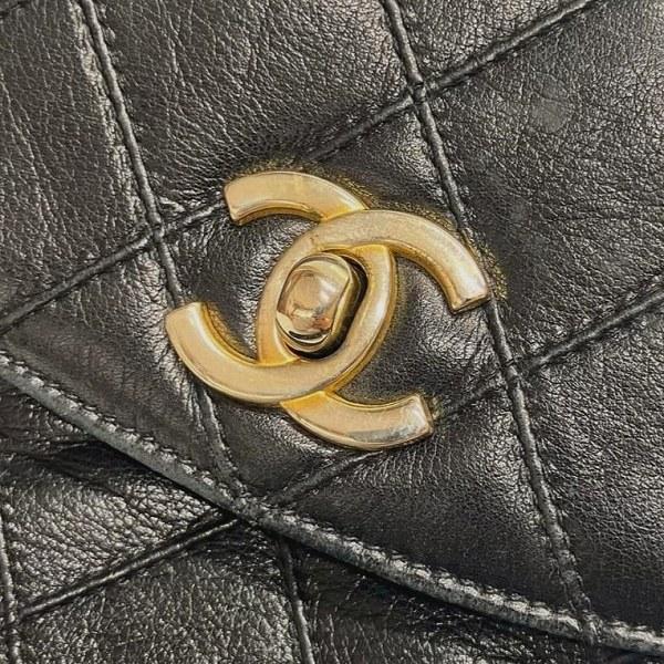 CHANEL シャネル ビコローレ チェーン ブラック ゴールド金具 CHANEL シャネル ビコローレ チェーン ブラック ゴールド金具