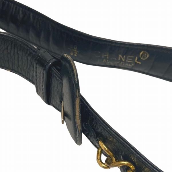 CHANEL シャネル ビコローレ チェーン ブラック ゴールド金具 CHANEL シャネル ビコローレ チェーン ブラック ゴールド金具