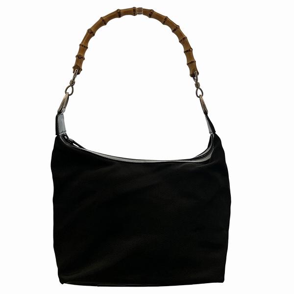 GUCCI（グッチ） バンブー 000.2058.0531.5 ブラック ナイロン×レザー