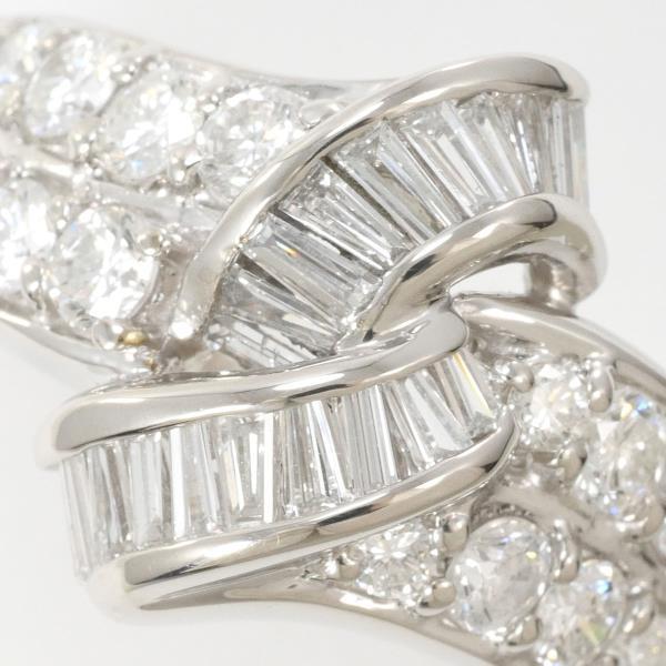 ダイヤモンド　プラチナ900リング　12号 Pt900】 ダイヤモンド リング 12号 指輪 宝石 鑑別書付 透かし