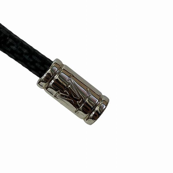 ルイヴィトン ダミエグラフィット キーホルダー　レザーロープM67224 ルイ・ヴィトン ダミエ・グラフィット レザーロープ M67224