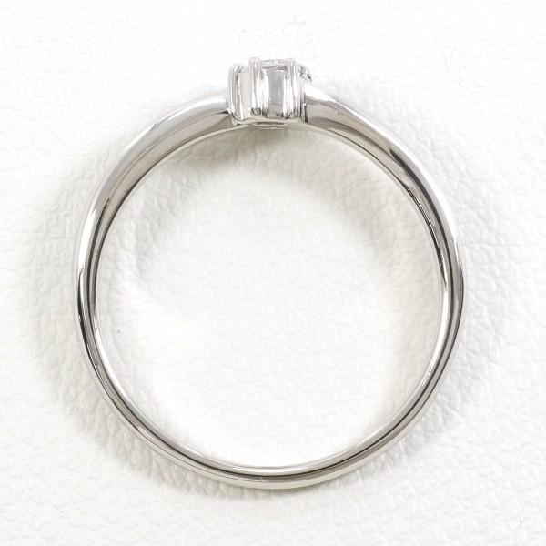 Pt900 プラチナ　指輪 総重量3.7g リング PT900 プラチナ 指輪 11.5号 ダイヤ 0.20 総重量約4.0g