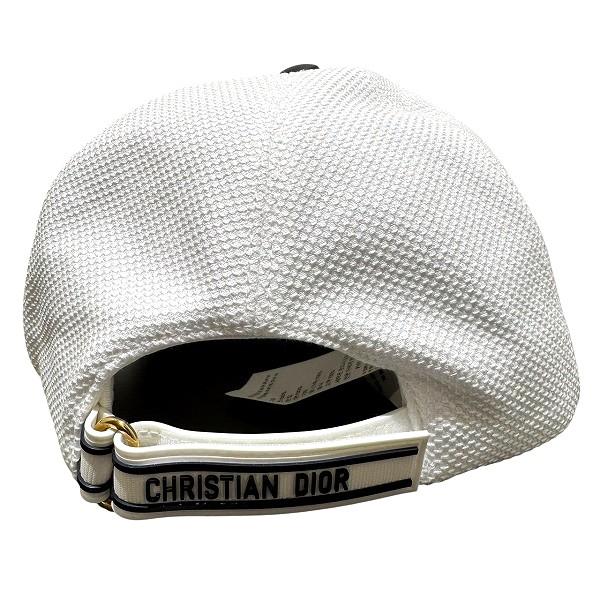 ディオール ホワイト 57サイズ アパレル キャップ ユニセックス