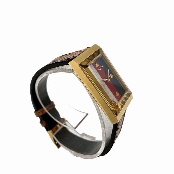 GUCCI グッチ Gフレーム 147.1 クォーツ シェリーライン 時計 GUCCI グッチ Gフレーム 147.1 クォーツ シェリーライン 時計