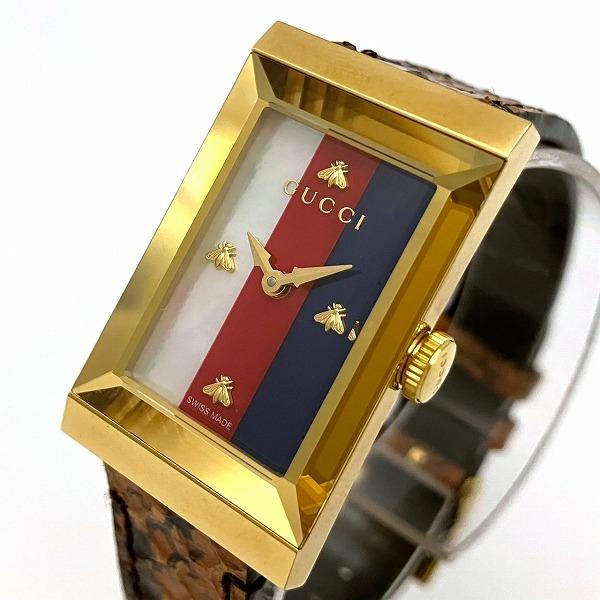 GUCCI グッチ Gフレーム 147.1 クォーツ シェリーライン 時計 GUCCI グッチ Gフレーム 147.1 クォーツ シェリーライン 時計