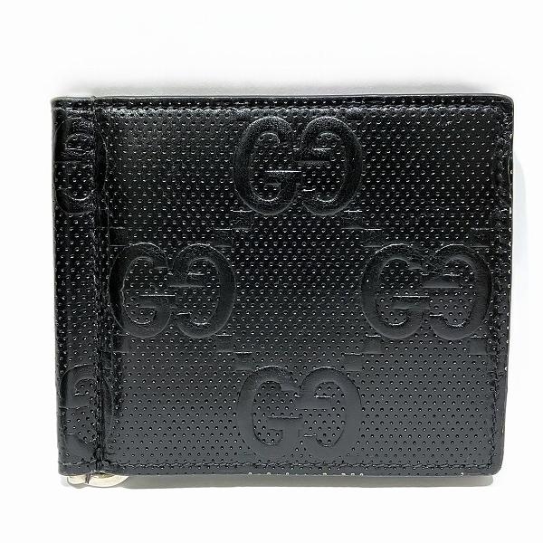 【美品】 グッチ GGエンボス 676656 財布 マネークリップ メンズ GUCCI（グッチ） GUCCI GGエンボス 676656 財布 マネークリップ メンズ
