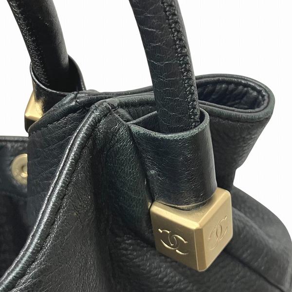 【美品】シャネル　レザー　デカココ　トートバッグ　ハンドバッグ　黒　453 楽天市場】CHANEL シャネル ココマーク ロゴ トートバッグ